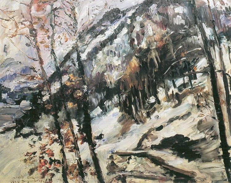 Lovis Corinth Walchensee mit Herzogstand im Schnee china oil painting image